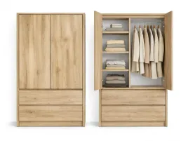 duza-szafa-sonoma-180-cm-dwudrzwiowa-z-2-szufladami-nowoczesna-garderoba