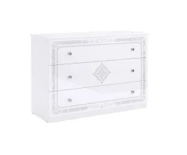 komoda-diamante-3-szuflady-bialy-polysk-z-ozdobnym-wzorem