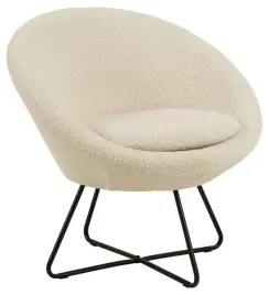 fotel-tapicerowany-center-bezowy-baranek-metalowa-podstawa