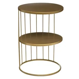 stolik-okragly-kobu-52cm-zloty-metalowy-z-polkami