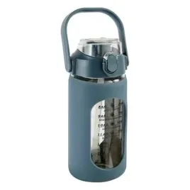 butelka-ze-slomka-1l-z-silikonowa-obudowa-szklana-granatowa