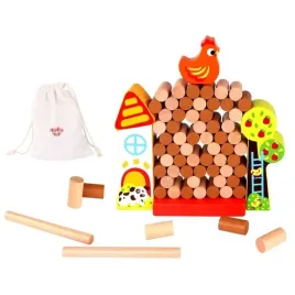 tooky-toy-gra-spadajaca-kura-drewniana-farma-wieza