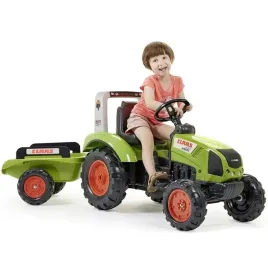 falk-traktor-na-pedaly-claas-duzy-z-przyczepka-od