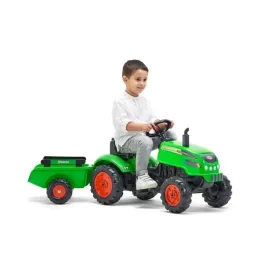 falk-traktorek-x-tractor-zielony-z-przyczepka-klak