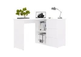tanie-biale-biurko-narozne-z-szufladami-120cm-niko-prawe-ts