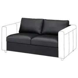 ikea-vimle-sekcja-2-osobowa-grann-bomstad-czarny
