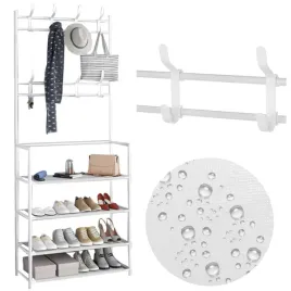 wieszak-do-przedpokoju-na-ubrania-kurtki-buty-metalowy-bialy-polka-regal