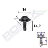 sruba-mazda-m5x15-romc70351-romix-numery-katalogowe-zamiennikow-9cf60-0516b