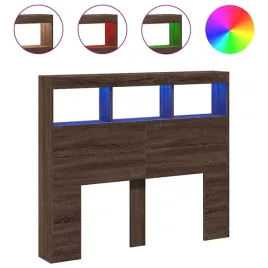 zaglowek-z-polkami-i-led-brazowy-dab-120x17x102-cm