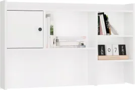 nadstawka-do-biurka-120-cm-biala-1-drzwi-regal-na-ksiazki-dokumenty