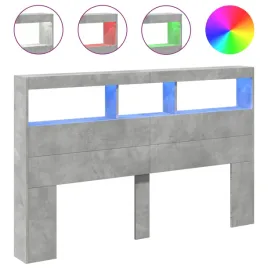 zaglowek-z-polkami-i-led-szarosc-betonu-160x17x102-cm