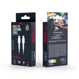 maxlife-kabel-mxuc-13-usb-c-lightning-10-m-27w-bialy