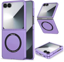 fashioncase-silikonowe-etui-magsafe-do-samsung-galaxy-z-flip7-ciemny-fiolet