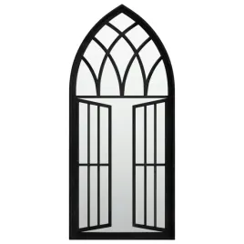 lustro-ogrodowe-czarne-100-x-45-cm-z-efektem-rdzy-zelazo-szklo