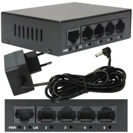 przelacznik-sieciowy-ethernet-switch-niezarzadzalny-5-portow-100mb-s-rj45