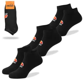 ellesse-skarpety-stopki-3-pary-krotkie-black-rozmiar-39-42