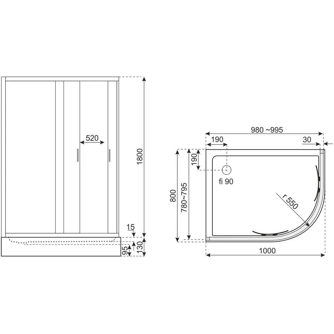 kabina-prysznicowa-z-brodzikiem-madera-100x80-lewa-stan-nowy