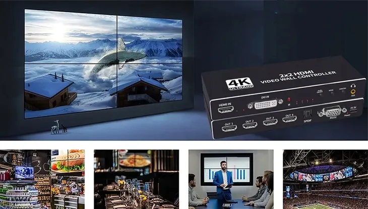 kontroler-sciany-4k-2x2-video-wall-controller-hdmi-stan-nowy