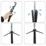 kijek-selfie-stick-tripod-statyw-pilot-bluetooth-stan-nowy