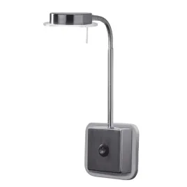 lampka-do-gniazdka-led-56w-srebrna-ruchoma-do-czytania-angielska-wtyczka