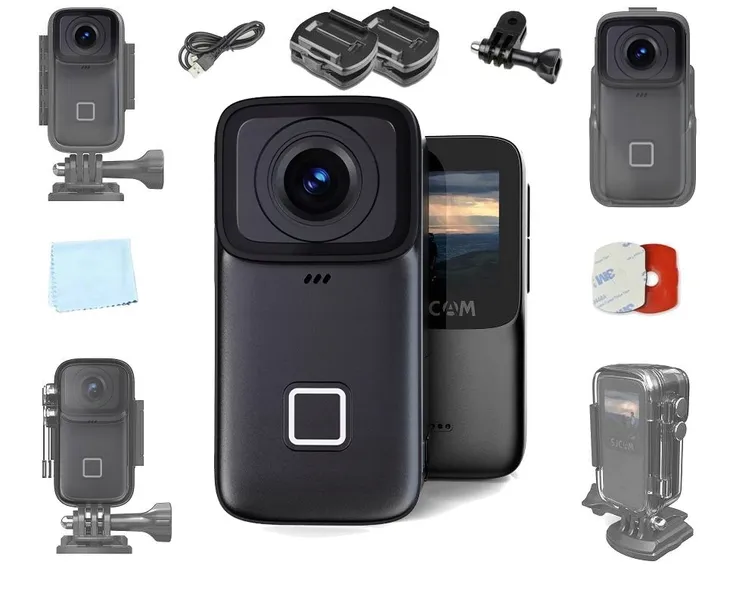 KAMERA SPORTOWA SJCAM C200 PRO 4K WIFI IP68 ROWER TIKTOK LIVE