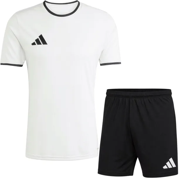 KOMPLET MĘSKI ADIDAS KOSZULKA T-SHIRT + SPODENKI - STRÓJ SPORTOWY - M