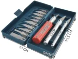 zestaw-skalpel-nozyk-modelarski-13-elementow-etui-marka-inna-stan-nowy