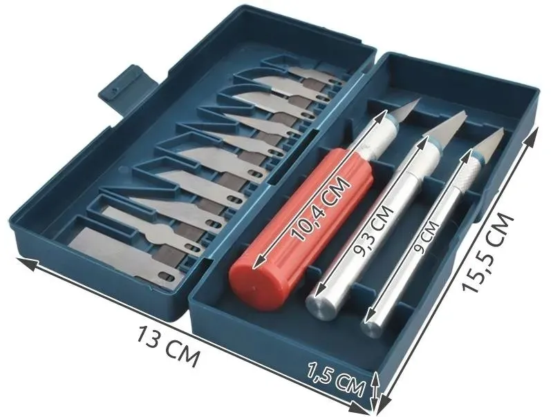 zestaw-skalpel-nozyk-modelarski-13-elementow-etui