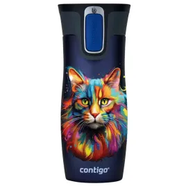 Zdjęcie produktu Kubek termiczny Contigo West Loop 2.0 470ml - Kot - Granatowy