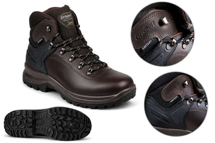 BUTY TREKKINGOWE GRISPORT PECOS 2.2 GRITEX WODOODPORNE SKÓRA GÓRSKIE r.43