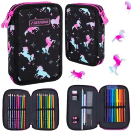 astra-piornik-podwojny-rozkladany-z-wyposazeniem-unicorn-jednorozec