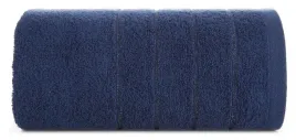 recznik-bawelniany-dali-z-bordiura-w-paseczki-srebrna-nitka-70x140-granatow