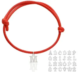 bransoletka-sznurkowa-czerwona-z-literka-literka-m-lub-inne-srebro-925