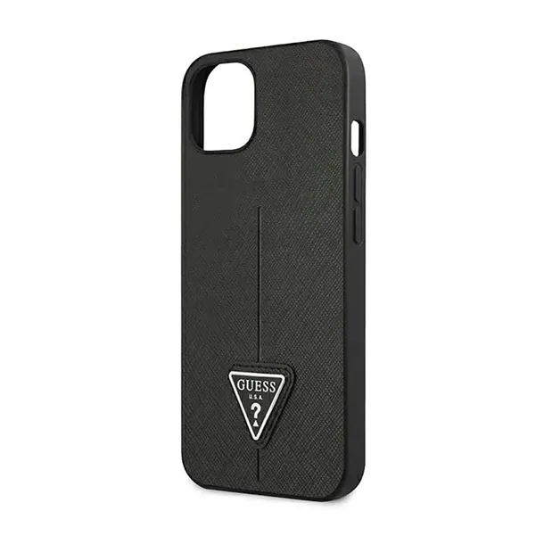 etui-guess-saffiano-triangle-logo-do-iphone-14-plus-czarne-material-tworzywo-sztuczne