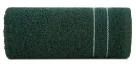 recznik-bawelniany-ze-stebnowana-bordiura-emina-30x50-ciemnozielony