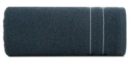 recznik-bawelniany-ze-stebnowana-bordiura-emina-30x50-granatowy