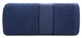 recznik-bawelniany-z-blyszczaca-nicia-liana-30x50-granatowy