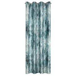 zaslona-na-przelotkach-z-welwetu-metaliczny-nadruk-malia-140x250-niebieska