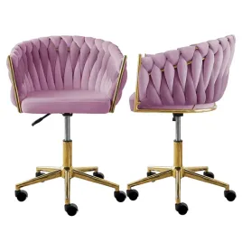 fotel-biurowy-obrotowy-krzeslo-biurowe-wygodny-do-biurka-regulowany-rozowe