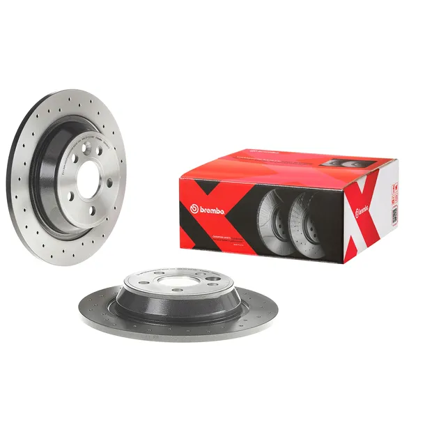 BREMBO TARCZE HAMULCOWE NAWIERCANE TYŁ DO FORD MONDEO MK4