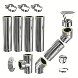 komin-izolowany-z-obejsciem-dachu-dwuscienny-zewnetrzny-fi-120-dl-5m