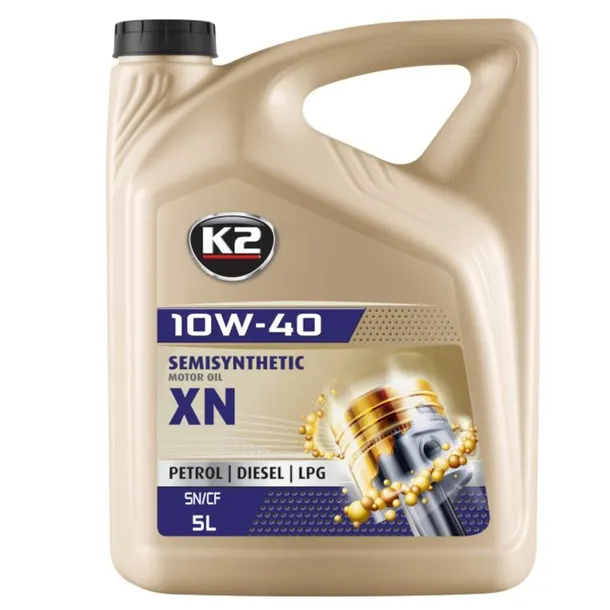 K2 TEXAR 10W40 XN 5L OLEJ PÓŁSYNTETYCZNY A3/B4