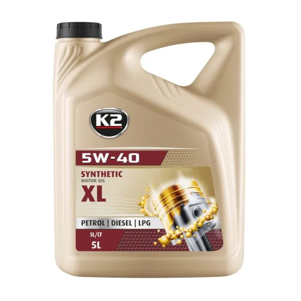 K2 TEXAR 5W40 XL 5L OLEJ SILNIKOWY SYNTETYCZNY