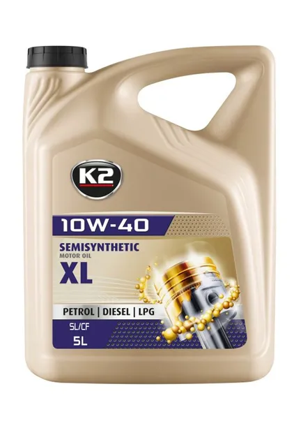 K2 TEXAR 10W-40 5L OLEJ PÓŁSYNTETYCZNY A3/B3/B4