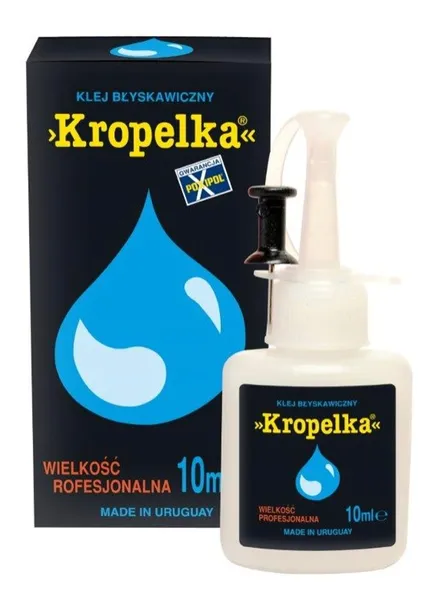 KLEJ KROPELKA 10ml BŁYSKAWICZNY CYJANOAKRYLAN