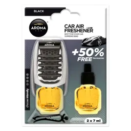 aroma-supreme-duo-black-zapach-samochodowy-na-kratke-dodatkowy-wklad-2x-7ml