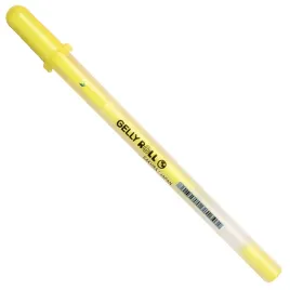 dlugopis-zelowy-zolty-fluorescencyjny-sakura-gelly-roll-precyzyjne-pisanie