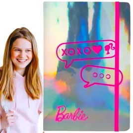 paso-notes-holograficzny-zeszyt-a5-barbie-pamietnik-z-gumka-96k