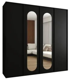 szafa-modulowa-eden-200cm-czarna-lustrem-18mm-push-click-cichy-domyk-drazek