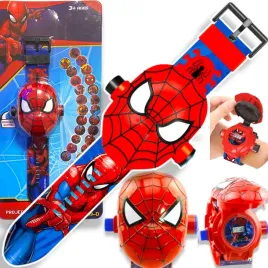 zegarek-3d-z-projektorem-spiderman-czlowiek-pajak-wyswietla-obrazki-figurka